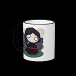 Cute Goth Angel Mug mugs