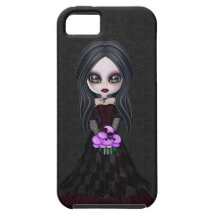 Cute Goth Girl & Cupcake iPhone 5 Case