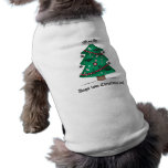 Cute gothic Christmas tree Pet Tshirt