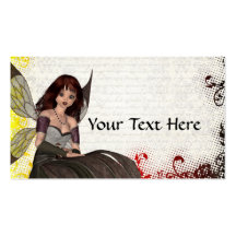 Cute Gothic fairy Business Cards