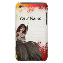 Cute Gothic fairy iPod Case-Mate Cases