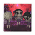 Cute Gothic Fairy Trio 2 magnets