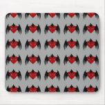 Cute gothic flying vampire hearts mousepads