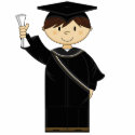 Cute Graduation Kid Sculpture photo sculptures