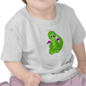 Cute Green And Purple Dragon t-shirts