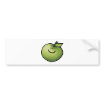 Cute green apple