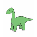 Cute Green Brontosaurus t-shirts