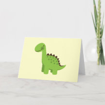 Cute Green Dinosaur