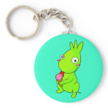 Cute Green monster Key Chain