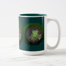 Cute Green Tree Frog Animal-lovers Gift Coffee Mugs