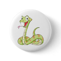 Cute Green Viper Snake Cartoon Shirt