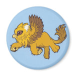 Cute Gryphon Flying Refrigerator Magnet