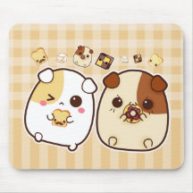Cute guinea pigs mousepads