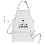 cute guy 12 o´clock aprons