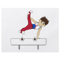 Cute Gymnast on Pommel Horse Flyer