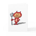 cute halloween devil cards