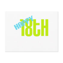 Cute, "Happy 18th Birthday"