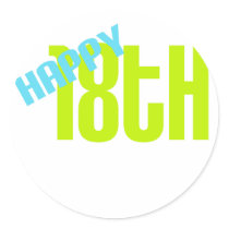 Cute, "Happy 18th Birthday"