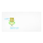 Cute, "Happy 50th Anniversary" design Personalized Photo Card