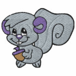 Cute Happy Grey Squirrel Polo