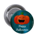 Cute Happy Halloween Pumpkin Pins