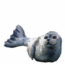 Cute Harbour Seal Wildlife Sculpted Gift