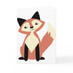 Cute Head-tilt Fox cards