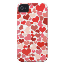 Cute Hearts Case-Mate iPhone 4 Case