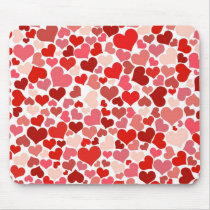 Cute Hearts Mousepad