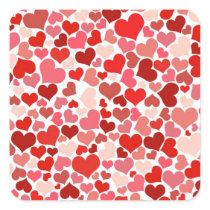 Cute Hearts Stickers