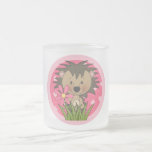 Cute Hedgehog With Flower and Hearts Coffee Mug