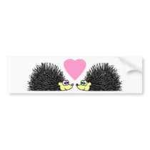 Cute Hedgehogs In Love