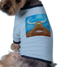CUTE HIGHLAND COW PET T SHIRT