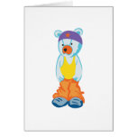 cute hip hop bear cards