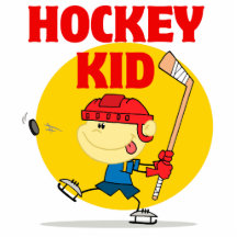 cute hockey kid cartoon character acrylic cut outs