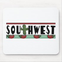 Cute Hot Red Chilli Peppers - American Southwest Mousemats