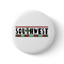 Cute Hot Red Chilli Peppers - Southwest Novelty Button