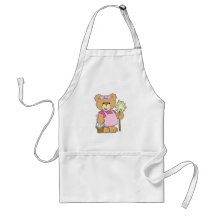 Cute House Cleaning Bear Apron
