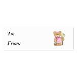 Cute House Cleaning Bear Business Card Template