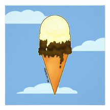 Cute Ice Cream  Invitations