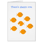 Cute Inspirational "Always One" Cartoon Greeting Cards