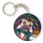 Cute Irish Pug keychains
