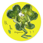 Cute Irish Shamrock n Roll 07 Sticker