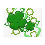 Cute Irish Shamrocks Postcard