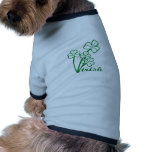 Cute "Irish With Clovers" design pet clothing