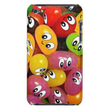 Cute Jelly Bean Smileys Barely There iPod Case