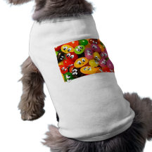 Cute Jelly Bean Smileys Pet T-shirt