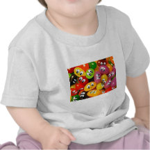 Cute Jelly Bean Smileys T-shirts