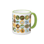 Cute jungle animals pattern mugs