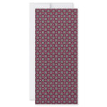 Cute kaleidoscopic tiny print rack cards